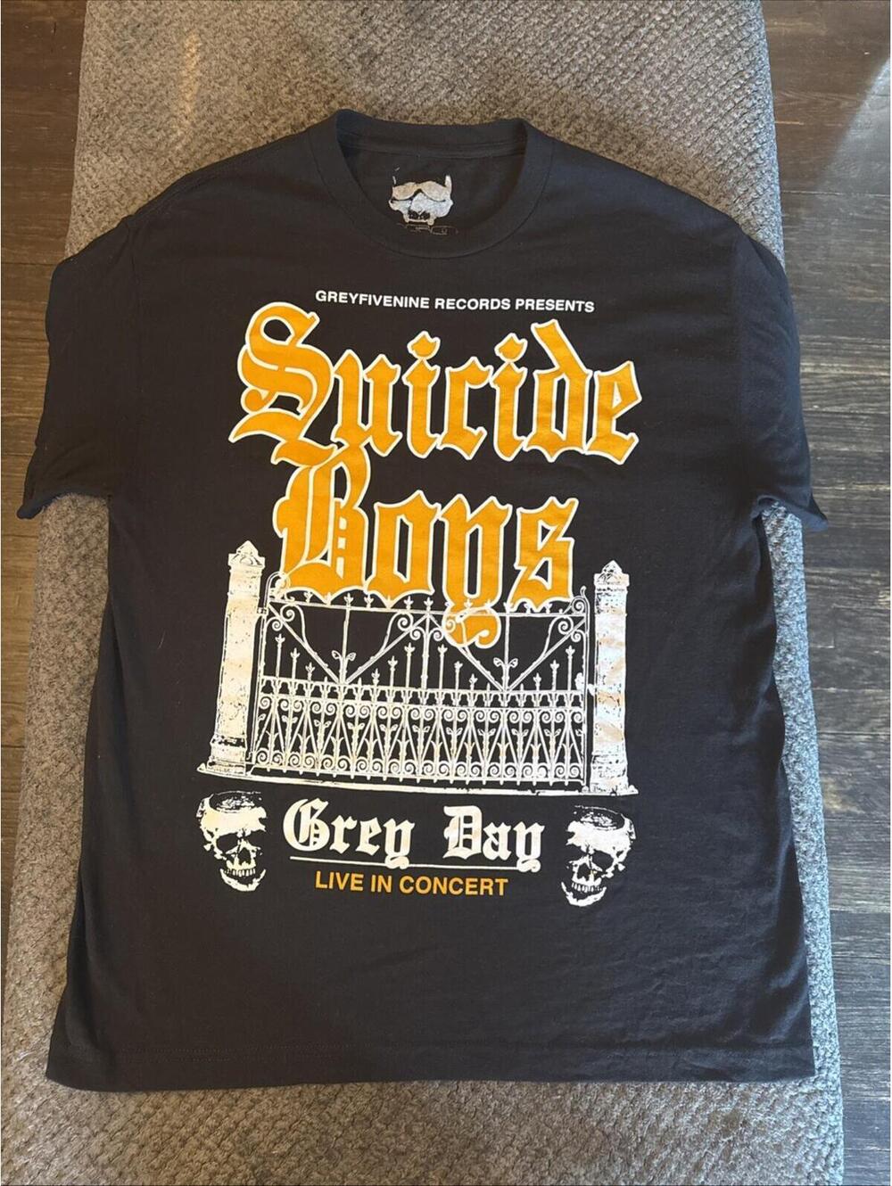 2021 Grey 59 Suicide Boys Grey Day Live In Concert Rap Tour T-Shirt Mens Large